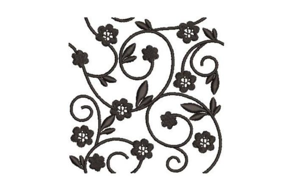 Flower Vine: A Design Review for Boutique Sweatshirt Embroidery