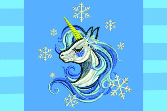 Frozen Unicorn: A Seasonal Embroidery Review