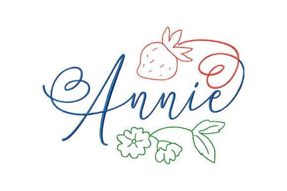 Name Annie and Strawberry: A Business Embroidery Review