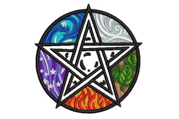 Pagan Pentagram: A Craft Fair Embroidery Review