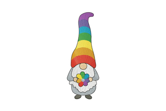 Rainbow Gnome with Rainbow Daisy Review