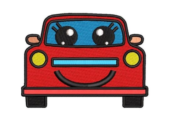 Smiling Car: A Designer's Review of This Playful Embroidery